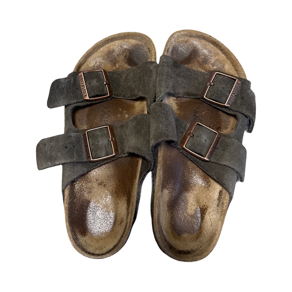 Birkenstock Olive Suede Sandals